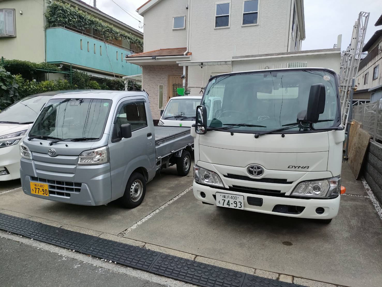 庭のわのトラック